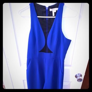BCBGeneration Blue Jumpsuit